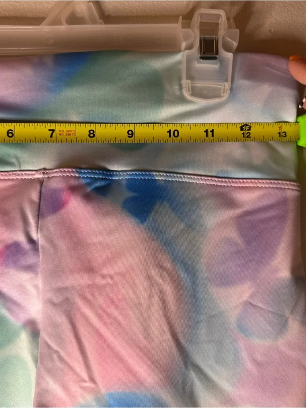 Justice Cinch Waistband Dance/Gym Shorts Girls XL (16/18) Butterfly Print NEW
